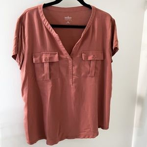 Mauve Two Pocket Shirt